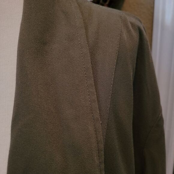 Green Torrid Top Lightweight Jacket Large Utility Boho Bohemian Size 0 Large - Picture 3 of 10